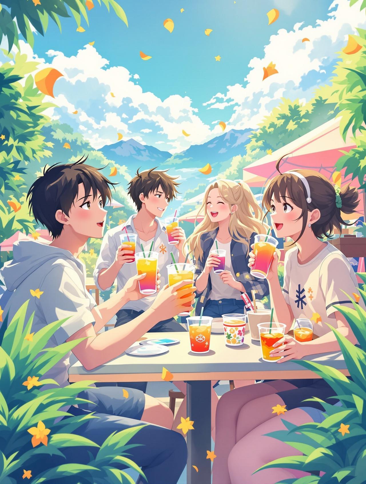 AI漫剧案例 - 元气森林 × AI漫剧 场景植入